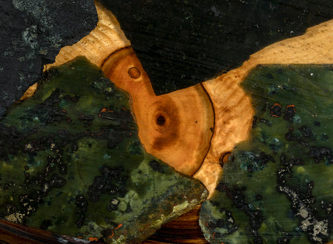 Handmade tea tray # 36297, wood, cedar