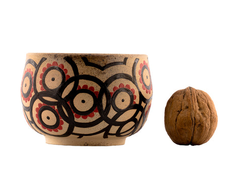 Cup # 36458, wood firing/ceramic/hand painting, 176 ml.