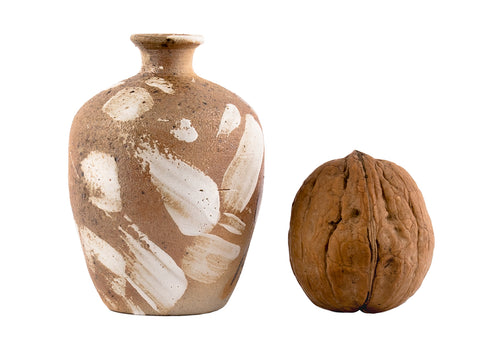 Vase # 36496, wood firing/ceramic/hand painting