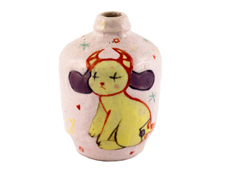 Vase # 36494, wood firing/ceramic/hand painting