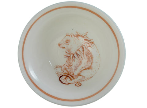 Cup # 37063, porcelain, Dehua, hand painting, 40 ml.