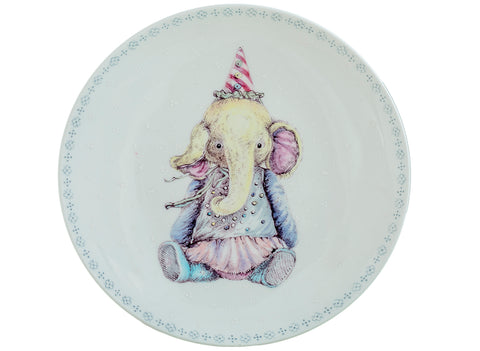 Theebord # 37081, handbeschilderd/porselein