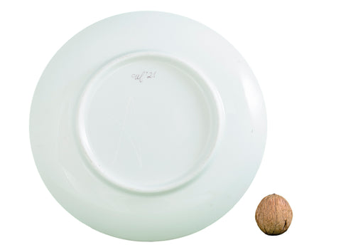 Assiette à thé n° 37081, peinture à la main/porcelaine