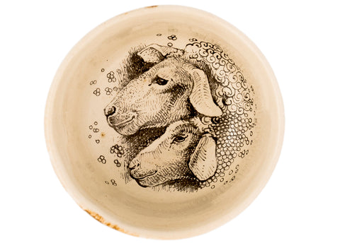 Beker # 38730, keramiek/handbeschilderd, 45 ml.