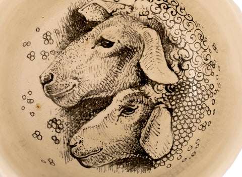 Beker # 38730, keramiek/handbeschilderd, 45 ml.