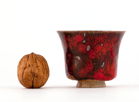 Beker # 30744, houtvuur/keramiek, 70 ml.