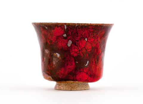 Beker # 30744, houtvuur/keramiek, 70 ml.