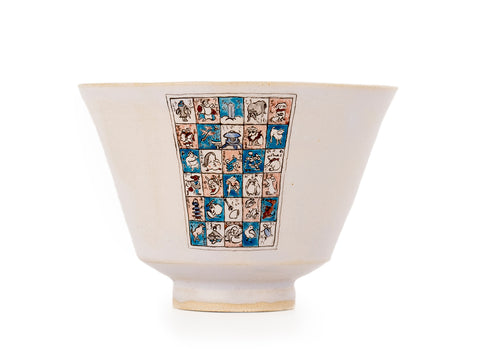 Cup # 39480, ceramic/hand painting, 70 ml.