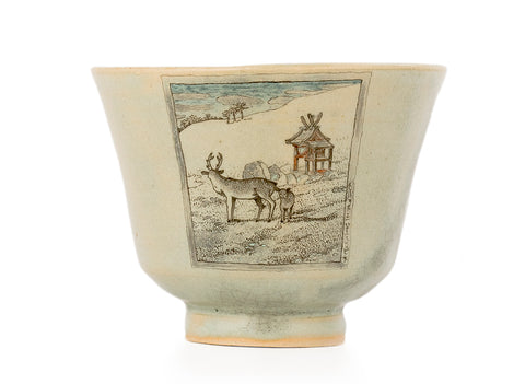 Cup # 39464, ceramic/hand painting, 60 ml.