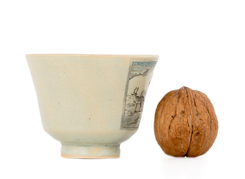 Beker # 39464, keramiek/handbeschilderd, 60 ml.