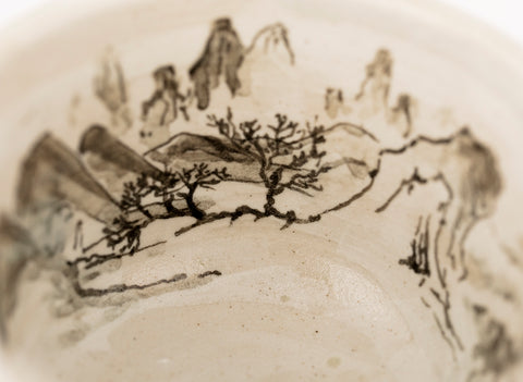 Beker # 39449, keramiek/handbeschilderd, 50 ml.93