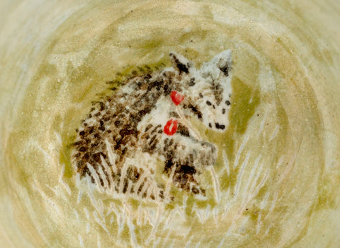 Beker # 39452, keramiek/handbeschilderd, 30 ml.93