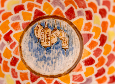 Beker # 39455, keramiek/handbeschilderd, 50 ml.93