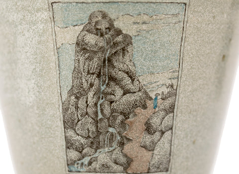 Beker # 39457, keramiek/handbeschilderd, 80 ml.93