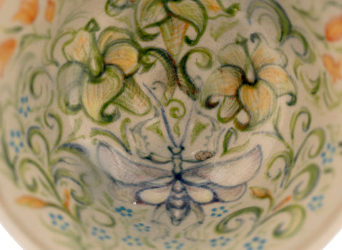 Beker # 39476, keramiek/handbeschilderd, 70 ml.