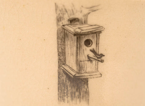 Beker # 39898, keramiek/handbeschilderd, 65 ml.