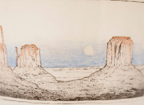 Gongdaobei # 39934, keramiek/handschildering, 150 ml.