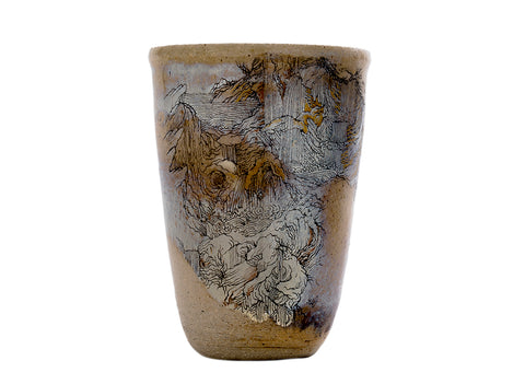 Cup # 40456, ceramic/hand painting, 395 ml.