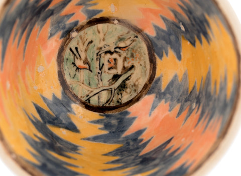 Cup # 40401, ceramic/hand painting, 45 ml.