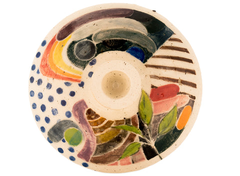 Gaiwan # 40783, céramique/peinture à la main, 140 ml.