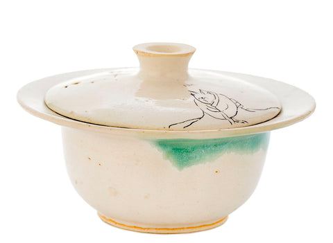Gaiwan # 40530, céramique/peinture à la main, 144 ml.