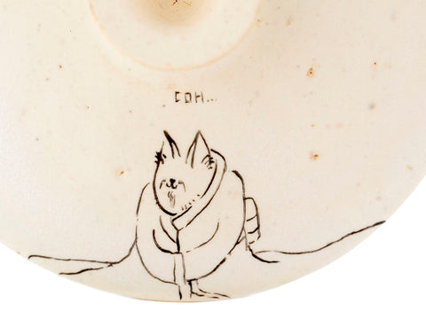 Gaiwan # 40530, céramique/peinture à la main, 144 ml.