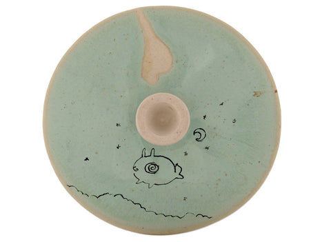 Gaiwan hecho a mano Moychay # 41765, cerámica/pintura a mano, 147 ml.