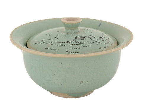 Gaiwan hecho a mano Moychay # 41764, cerámica/pintura a mano, 148 ml.