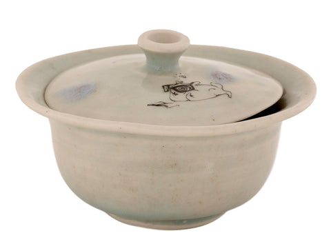 Gaiwan hecho a mano Moychay # 41744, cerámica/pintura a mano, 140 ml.