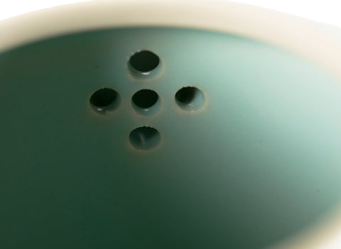 Set for tea ceremony (9 items) # 91004, porcelain: teapot 200 ml, gundaobey 200 ml, teamesh, six cups 58 ml.