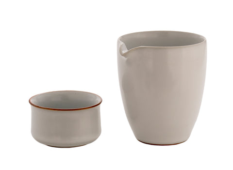 Set for tea ceremony (9items) # 91050, porcelain: teapot 225 ml, gundaobey 210 ml, teamesh, six cups 60 ml.