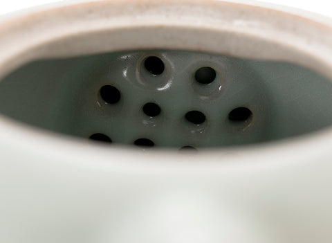 Set for tea ceremony (9items) # 91055, porcelain: teapot 225 ml, gundaobey 210 ml, teamesh, six cups 60 ml.