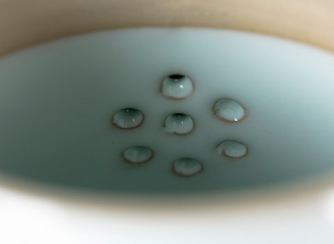 Set for tea ceremony (9items) # 91054, porcelain: teapot 225 ml, gundaobey 210 ml, teamesh, six cups 60 ml.