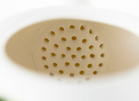 Set for tea ceremony (9 items) # 91015, porcelain: teapot 200 ml, gundaobey 200 ml, teamesh, six cups 45 ml.