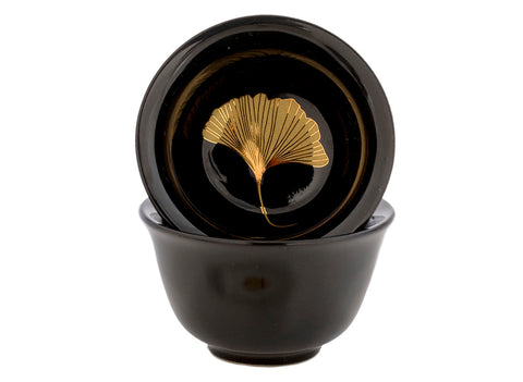 Set for tea ceremony (9 items) # 91045, porcelain: teapot 200 ml, gundaobey 200 ml, teamesh, six cups 58 ml.