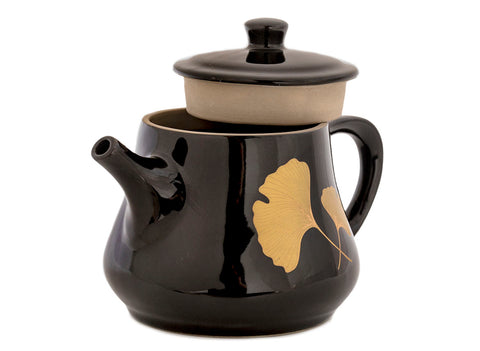 Set for tea ceremony (9 items) # 91045, porcelain: teapot 200 ml, gundaobey 200 ml, teamesh, six cups 58 ml.