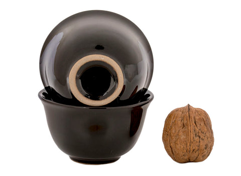 Set for tea ceremony (9 items) # 91020, porcelain: teapot 200 ml, gundaobey 200 ml, teamesh, six cups 58 ml.