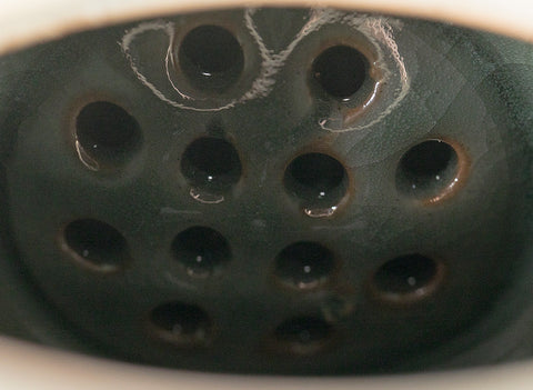 Set for tea ceremony (10 items) # 91039, porcelain: teapot 220 ml, gaiwan 130 ml, gundaobey 210 ml, teamesh, six cups 50 ml.