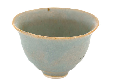 Tasse faite main Moychay # 42150, « Lapins de mer », série « Lapins ensoleillés », céramique/peinture à la main, 74 ml.