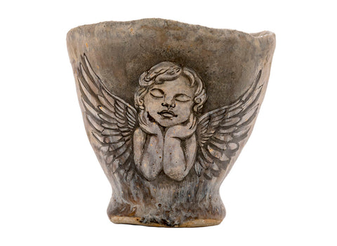 Tasse faite main Moychay # 43018, image artistique « Ange », céramique/peinture à la main, 73 ml.