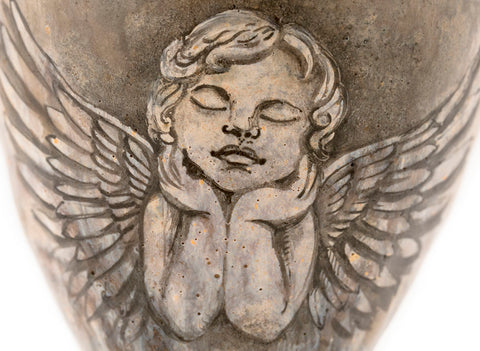 Tasse faite main Moychay # 43018, image artistique « Ange », céramique/peinture à la main, 73 ml.