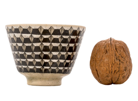 Tasse artisanale Moychay n° 42950, image artistique « Portail », céramique/peinture à la main, 53 ml.