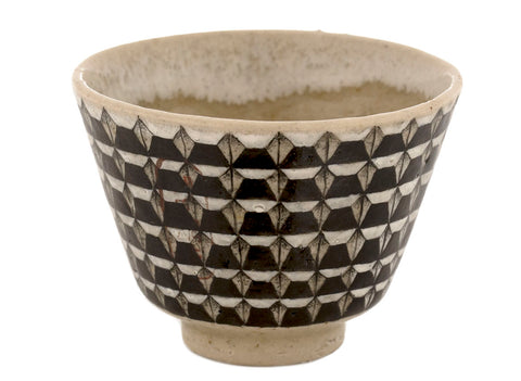 Tasse artisanale Moychay n° 42950, image artistique « Portail », céramique/peinture à la main, 53 ml.