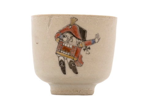 Cup handmade Moychay # 43035, Artistic image 'Nutcracker', ceramic/hand painting, 46 ml.