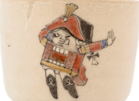 Tasse artisanale Moychay n° 43035, image artistique « Casse-noisette », céramique/peinture à la main, 46 ml.