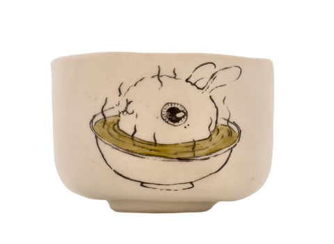 Tasse faite main Moychay # 43054, série « Chaud », céramique/peinture à la main, 55 ml.