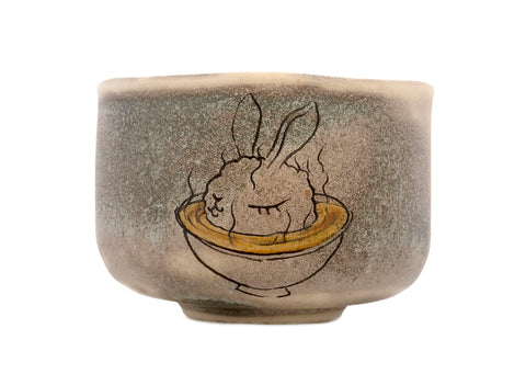 Tasse faite main Moychay # 43059, série « Chaud », céramique/peinture à la main, 55 ml.