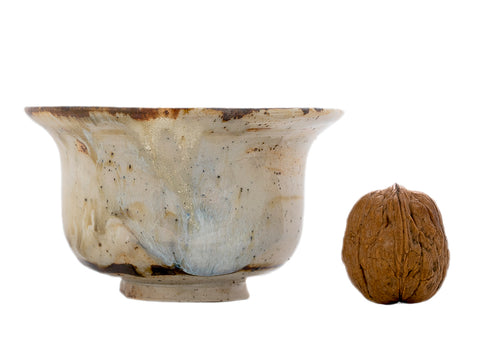 Beker handgemaakte Moychay # 43188, houtvuren/keramiek, 155 ml.