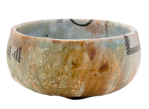 Beker handgemaakte Moychay # 42937, Compositie in de vorm van een persoon, keramiek/handbeschildering, 170 ml.