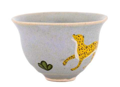 Beker Moychay 'Yellow Leopard' # 43937, keramiek/handbeschilderd, 68 ml.